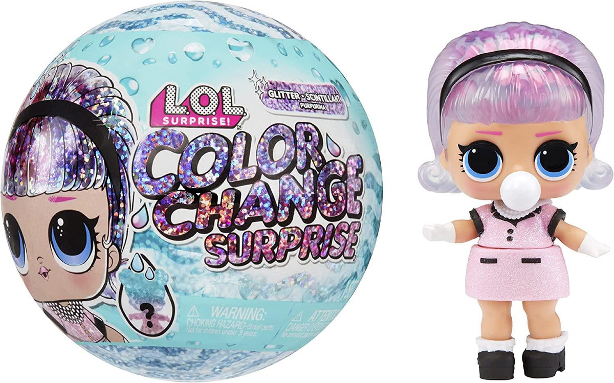L.O.L SURPRISE GLITTER COLOUR CHANGE DOLL ASSORTED
