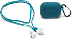 CASE AND CORD SET FOR AIRPODS - AIR 'N GO - PETROL BLUE