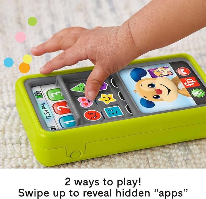 FISHER PRICE LAUGH AND LEARN PRESS AND SLIDE SMART PHONE
