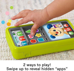 FISHER PRICE LAUGH AND LEARN PRESS AND SLIDE SMART PHONE