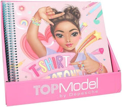 TOP MODEL T-SHIRT DESIGNER COLOURING BOOK