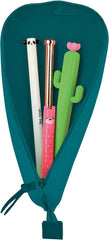 SOFT SILICONE PENCIL CASE - CUTE! - PETROL BLUE