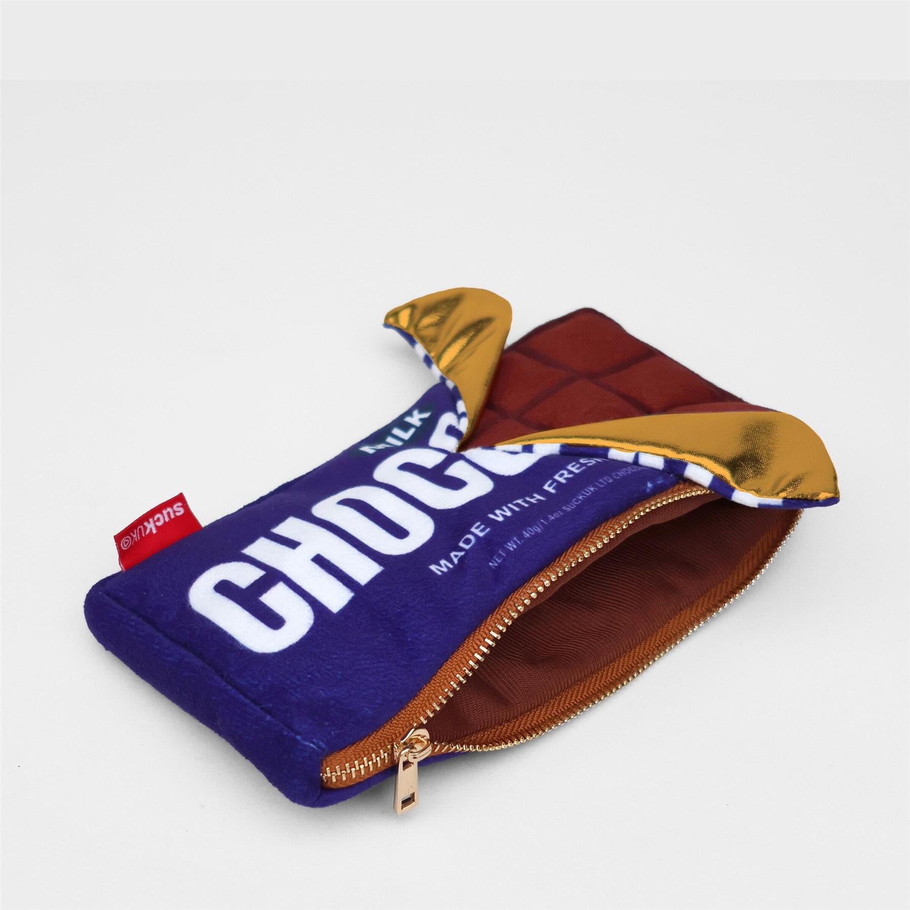 PLUSH CHOCOLATE BAR ZIP POUCH