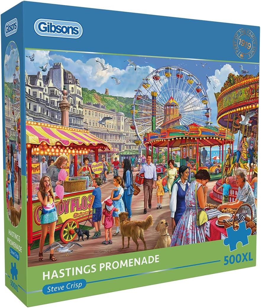 Gibsons Hastings Promenade 500XL piece jigsaw puzzle with Extra Large pieces