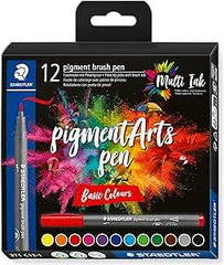 PIGMENT ARTS BRUSH PEN 12 PACK BASIC