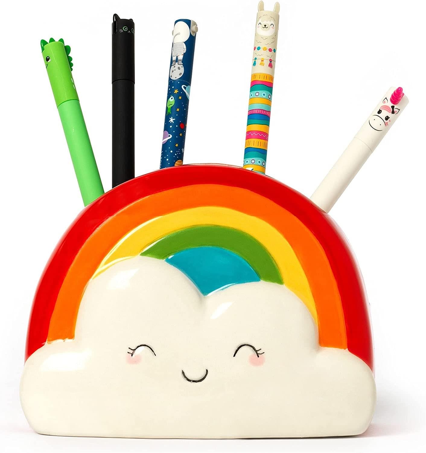 CERAMIC PEN HOLDER - DESK FRIENDS - RAINBOW