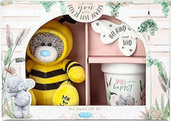 BEE PLUSH POT AND SEED PAPER SET