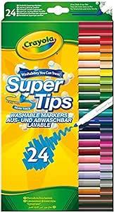 24 SUPERTIPS WASHABLE MARKERS