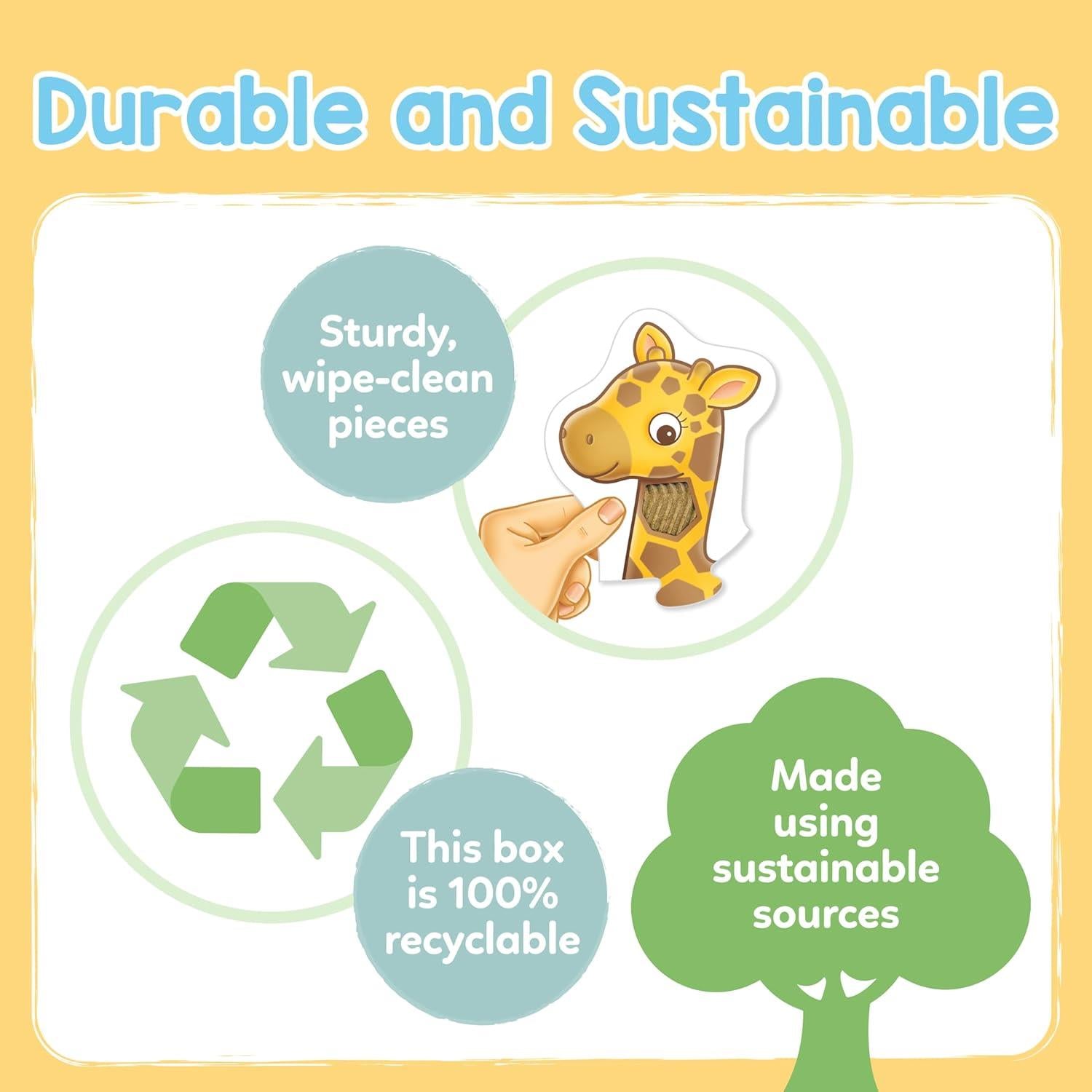 Orchard Toys Match and Feel Puzzles for Toddlers Aged 18 months+ Six Puzzles with Textures for Sensory Play