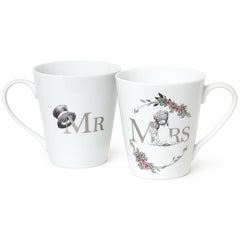 Mr And Mrs Double Mug Set