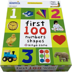 FIRST 100 NUMBERS/SHAPES BINGO GAME