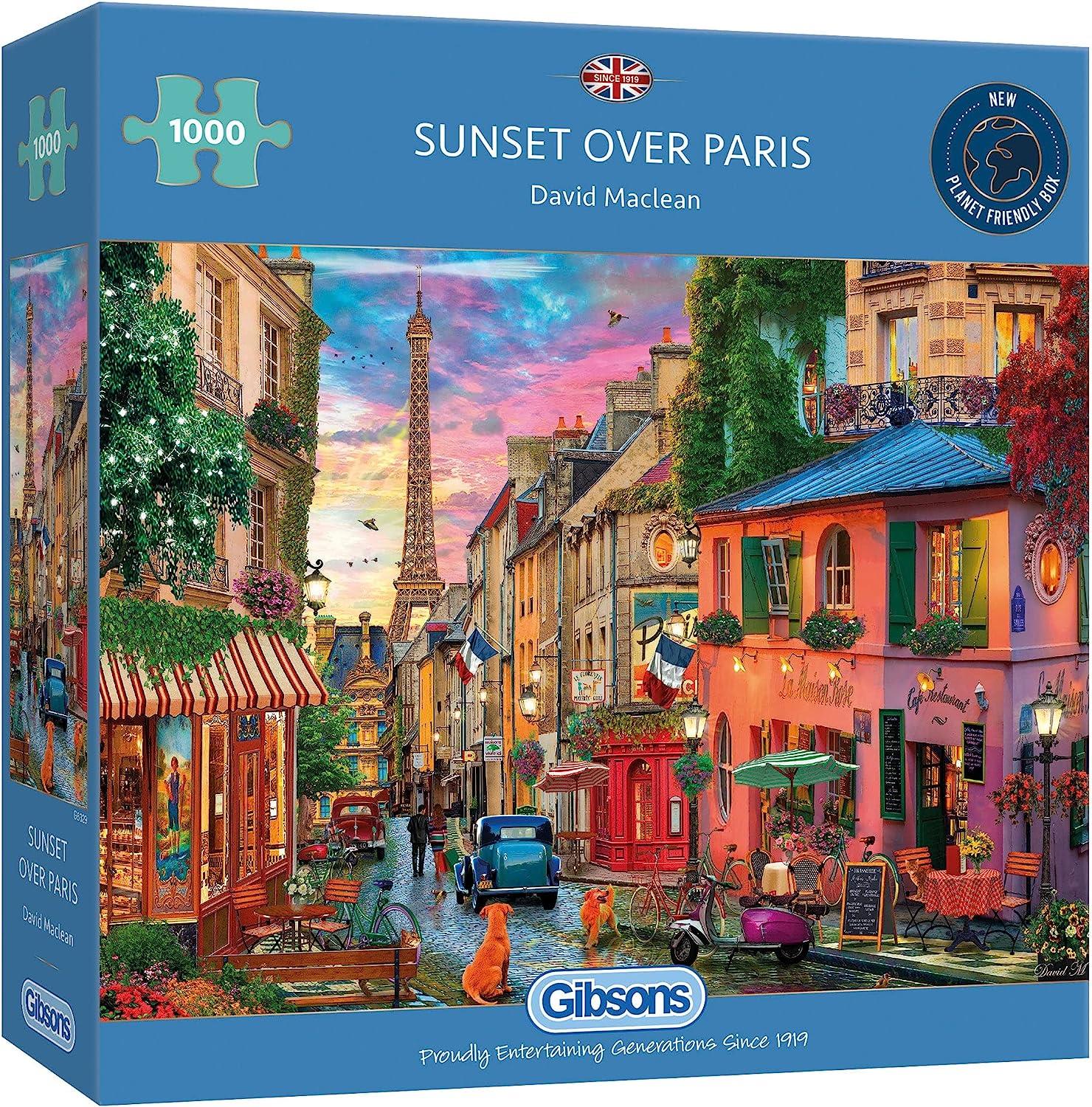 SUNSET OVER PARIS