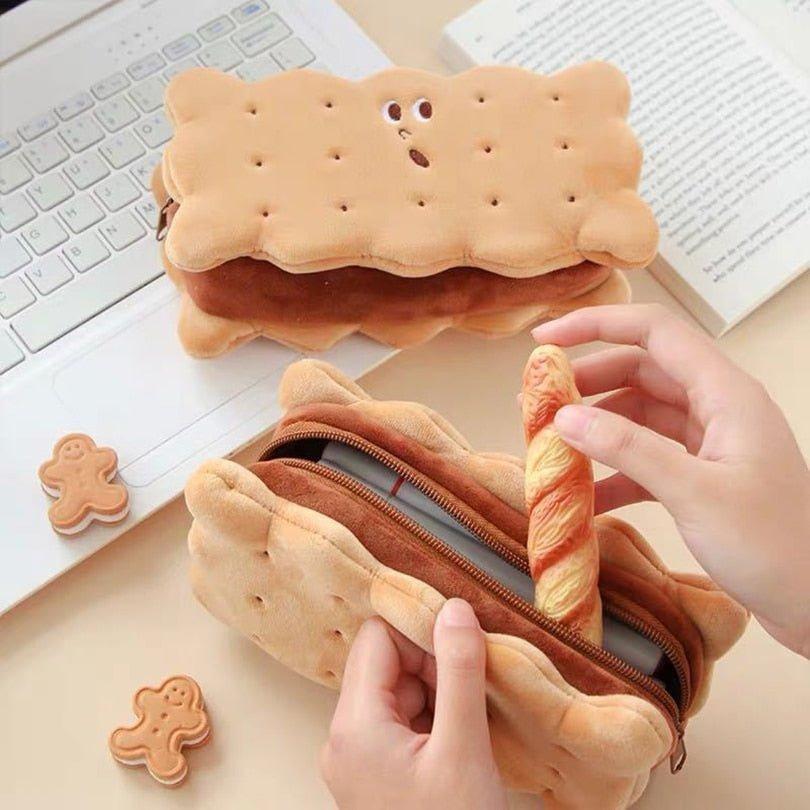 PLUSH COOKIE ZIP POUCH