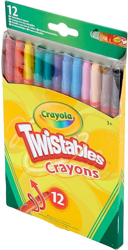12 TWISTABLE CRAYONS