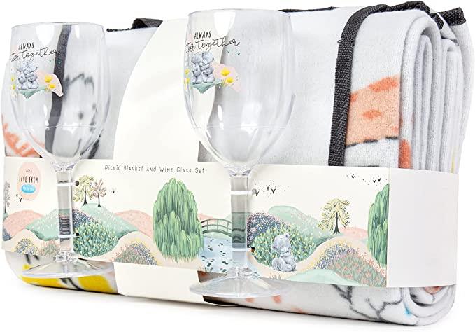 Picnic Blanket And Glass Set