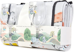 Picnic Blanket And Glass Set