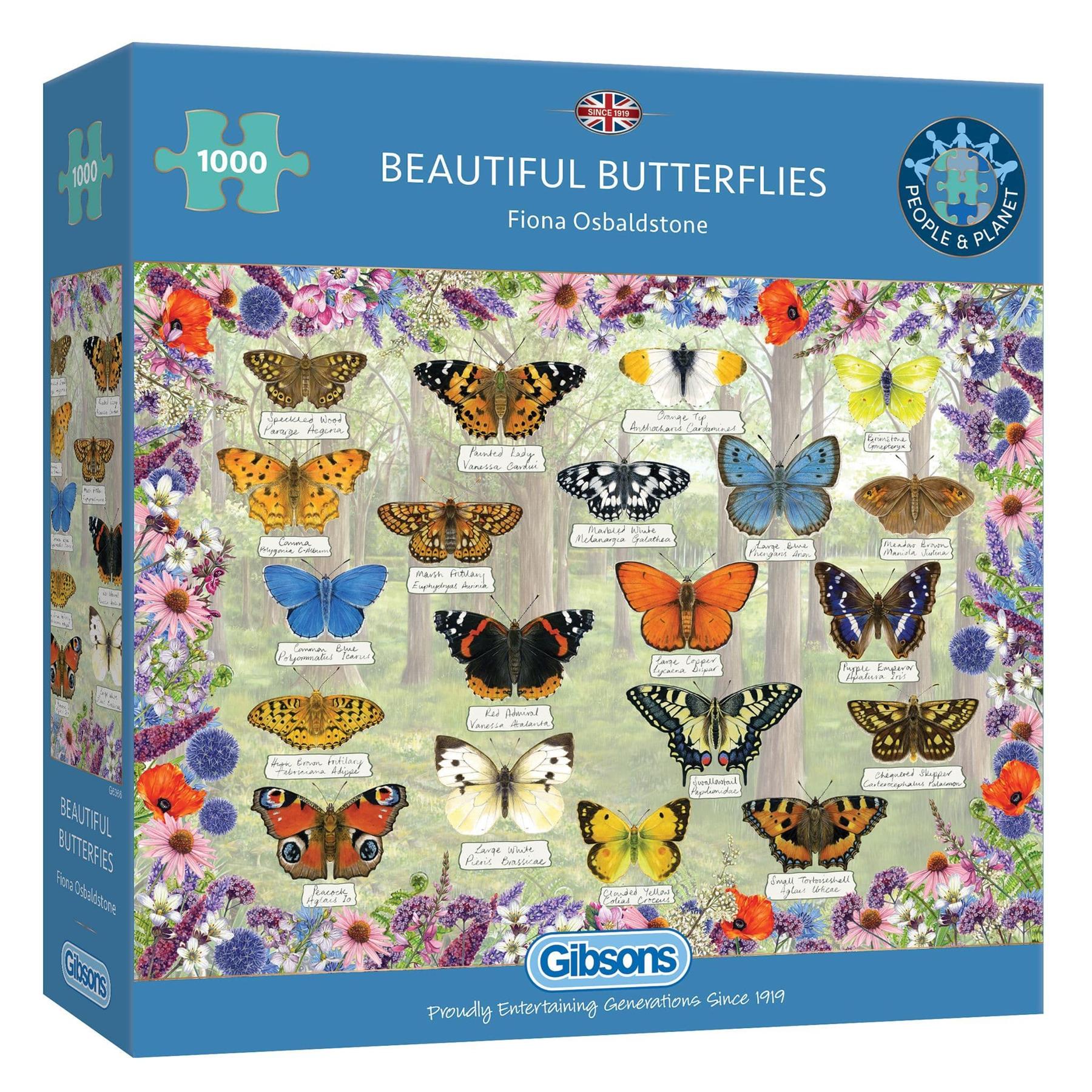 BEAUTIFUL BUTTERFLIES (1000)
