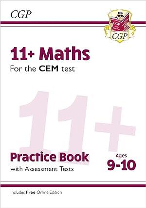 11+ CEM MATHS PRACTICE BOOK AND ASSESSMENTS TESTS AGE 8-9
