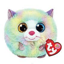 TY Emma Cat Squish a Boo 10 Inches - Squishy Beanies for Kids, Baby Soft Plush Toys