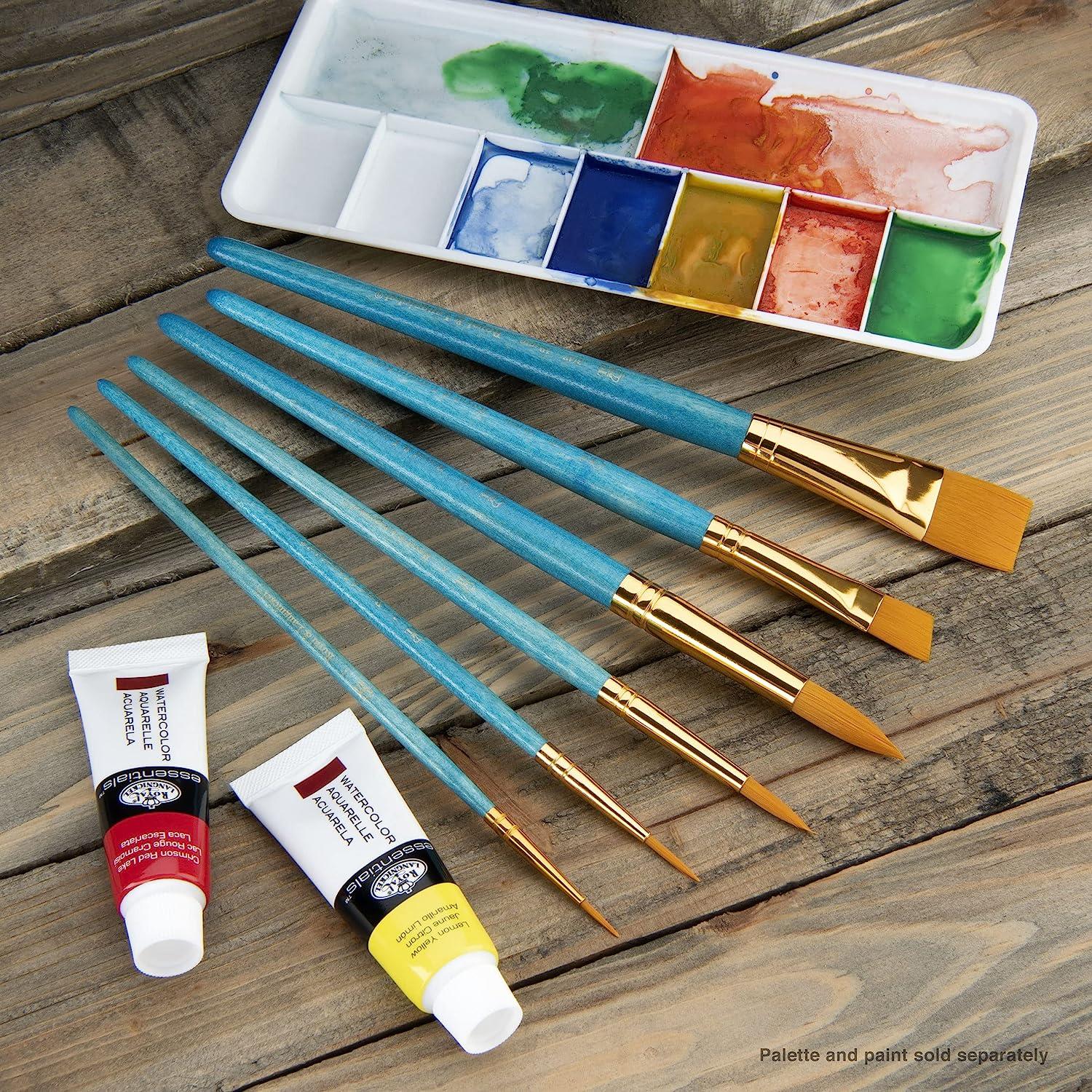 6 PIECE GOLD TAKLON BRUSH SET