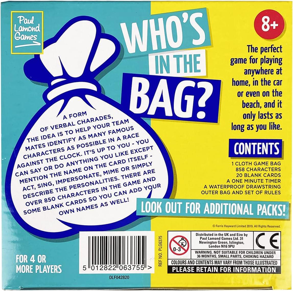 WHO'S IN THE BAG?