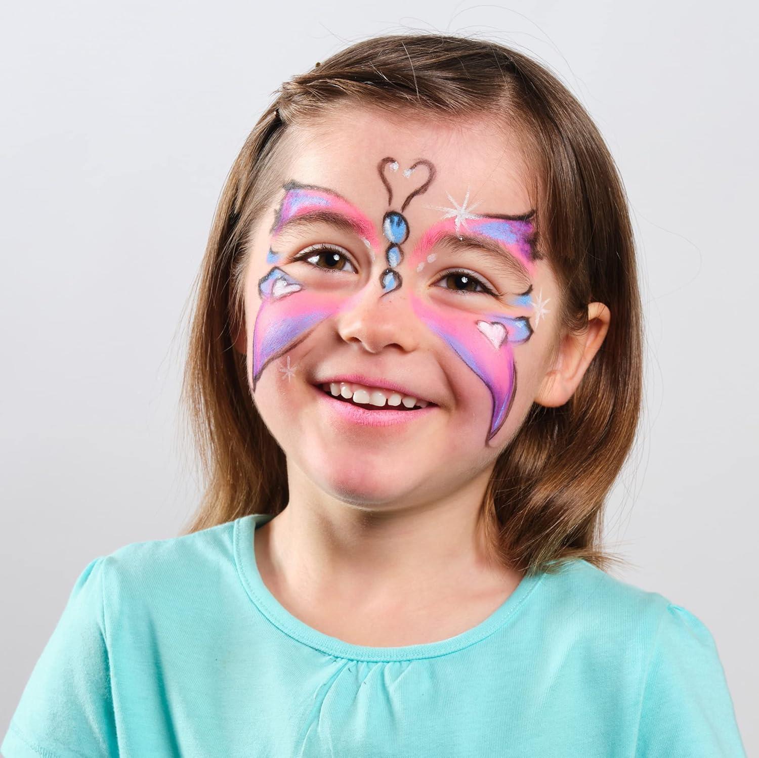 Paint Pop Paint Sticks For Kids - 12 Pack Face Paints Assorted Colours - Twist & Paint, Mess-Free, Fast Drying Action, Easy Clean Up, Vibrant Colours,25 Milliliters