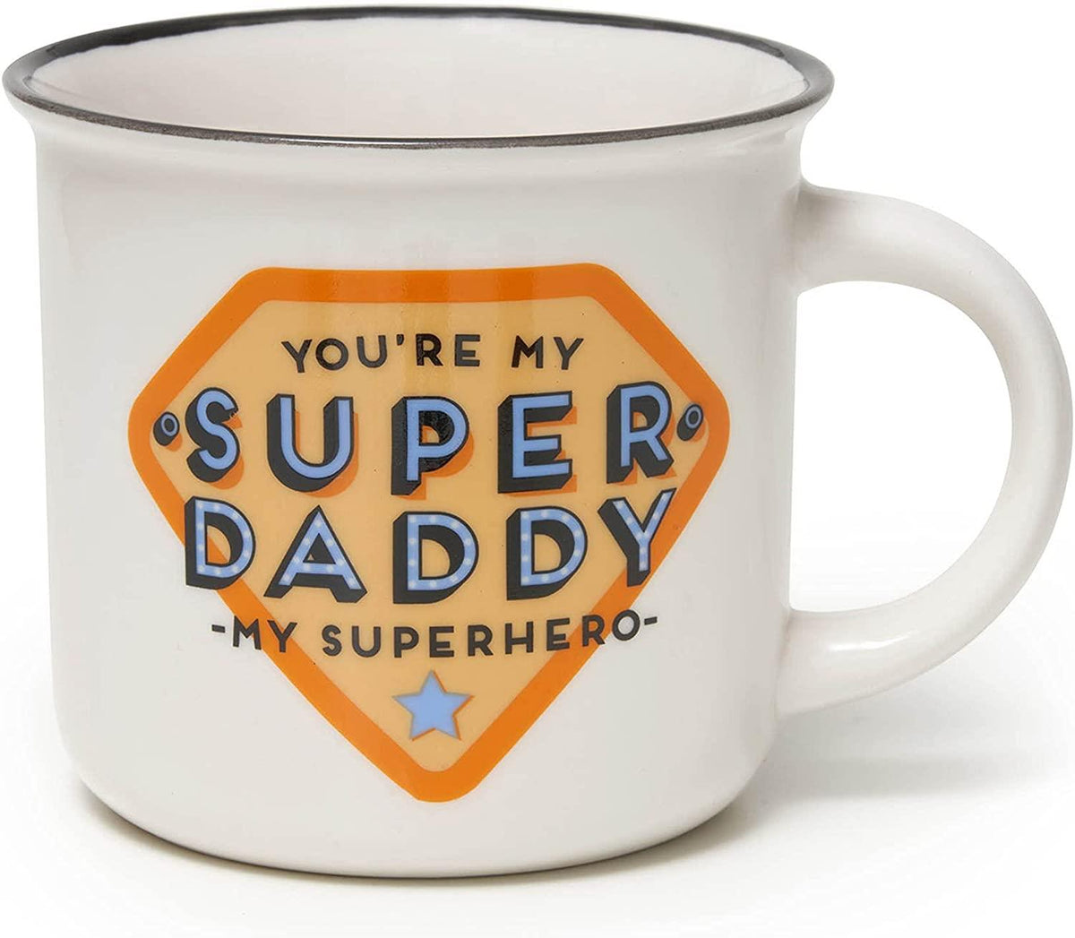 PORCELAIN MUG - CUP- PUCCINO - SUPER DADDY
