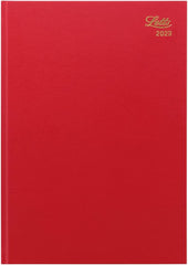 A4 WEEK TO VIEW ENGLISH RED STANDARD