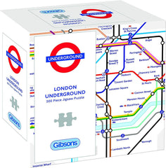 Gibsons Jigsaw Puzzle - TFL London Underground Map In Gift Box - 500 Pieces