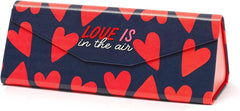 FOLDABLE GLASSES CASE - SEE YOU SOON - HEART