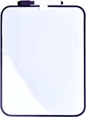 A4 MAGNETIC DRYWIPE BOARD AND PEN PURPLE
