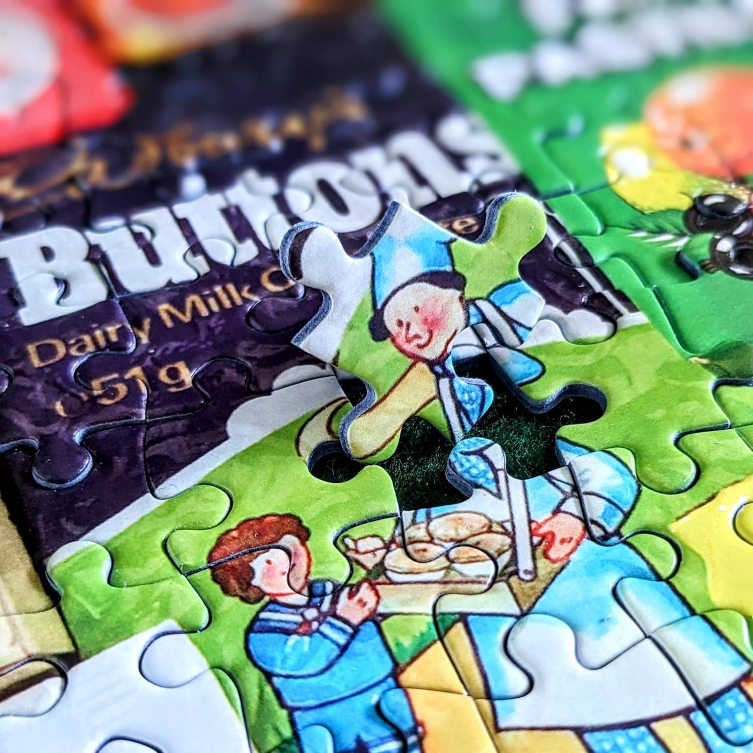 Gibsons 1980s Sweet Memories | 1000 Piece Jigsaw Puzzle Sustainable Puzzle