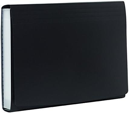 EXPANDING ORGANISER BLACK
