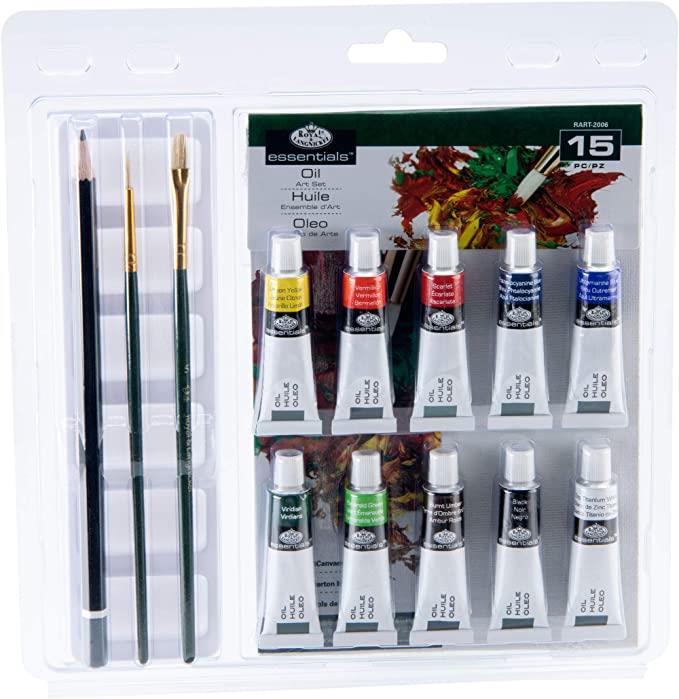 3T OIL PAINTING CLAMSHELL 15 PIECE