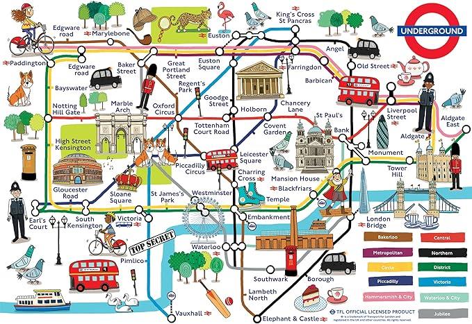 ADVENTURES ON THE LONDON UNDERGROUND (250XL)
