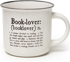 PORCELAIN MUG - CUP- PUCCINO - BOOK LOVER