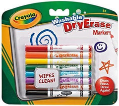 8 WASHABLE DRY ERASE MARKERS