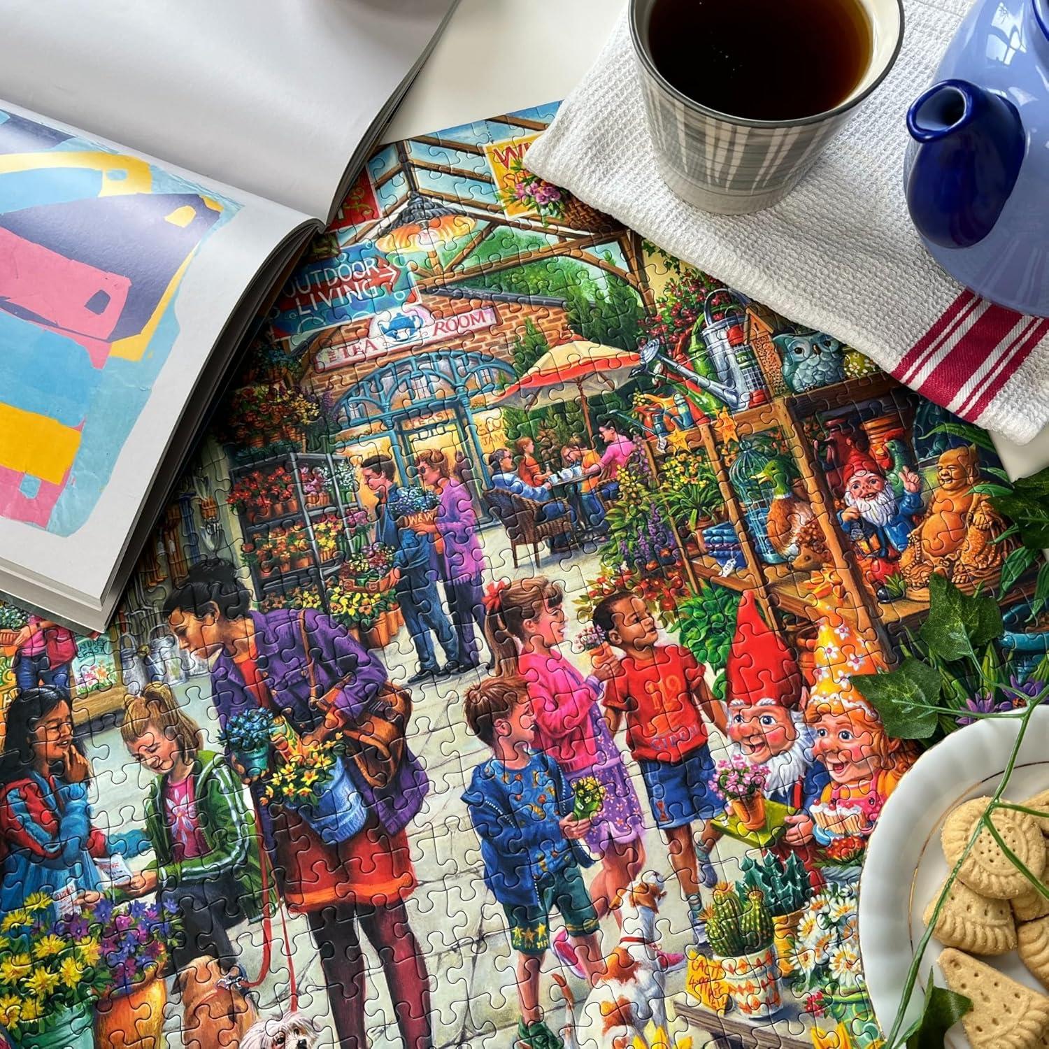 Gardener’s Delight | 1000 Piece Jigsaw Puzzle | Garden Centre Puzzle | Sustainable Jigsaw Puzzle for Adults | Premium 100% Recycled Board | Great Gift for Adults | Gibsons Games