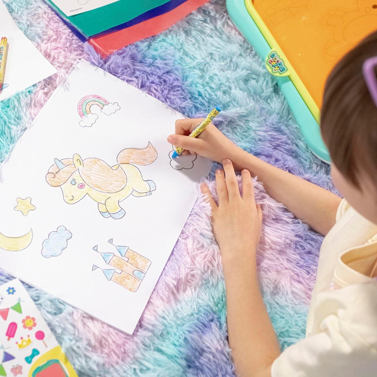 Doodle Copy Draw & Print – Kids Doodle Board that Prints Your Designs! Create Colouring-In Templates and Drawings for Endless Creative Fun for Children Aged 4 and Up