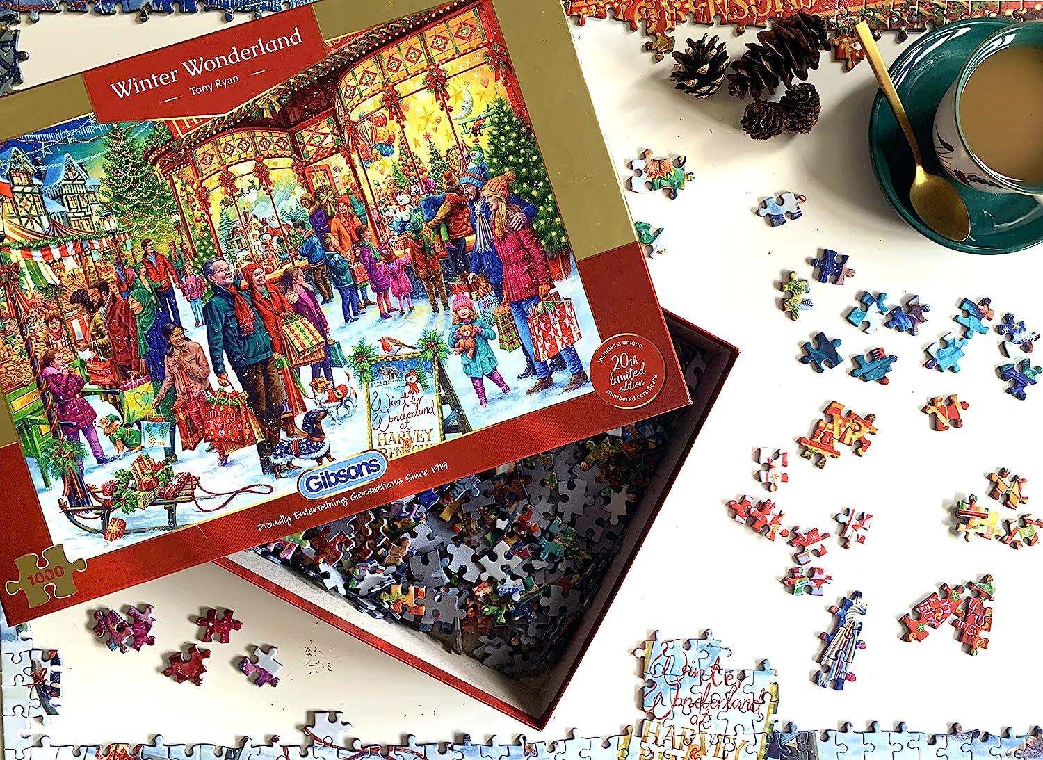 Gibsons Jigsaw Puzzle - Christmas - Winter Wonderland - 1000 Pieces