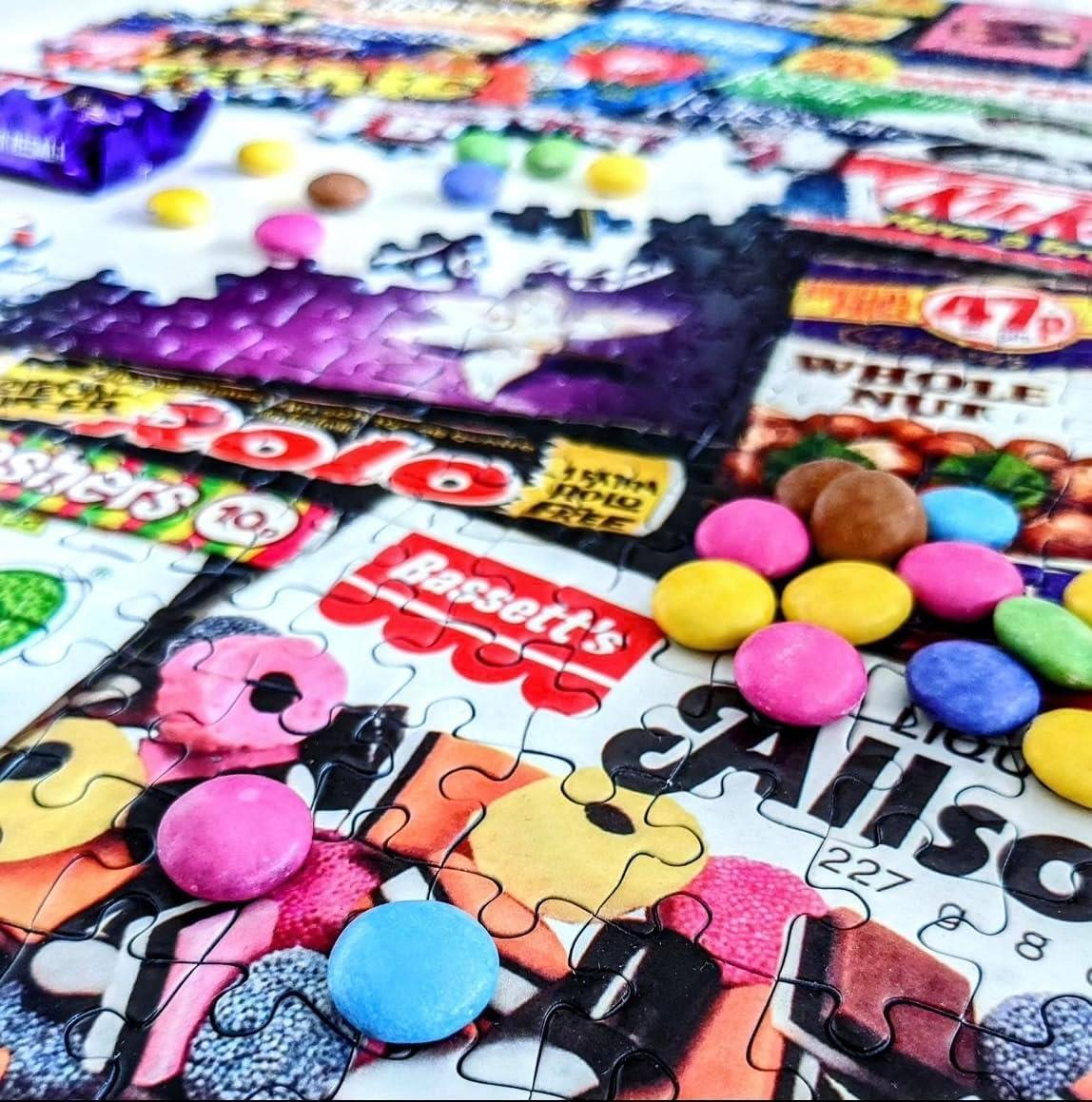 Gibsons 1980s Sweet Memories | 1000 Piece Jigsaw Puzzle Sustainable Puzzle