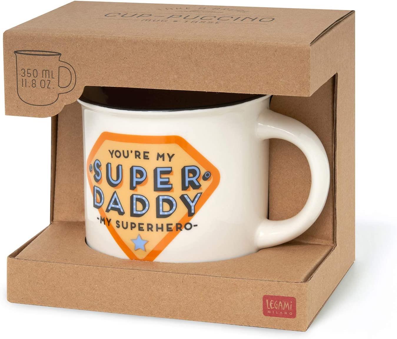 PORCELAIN MUG - CUP- PUCCINO - SUPER DADDY