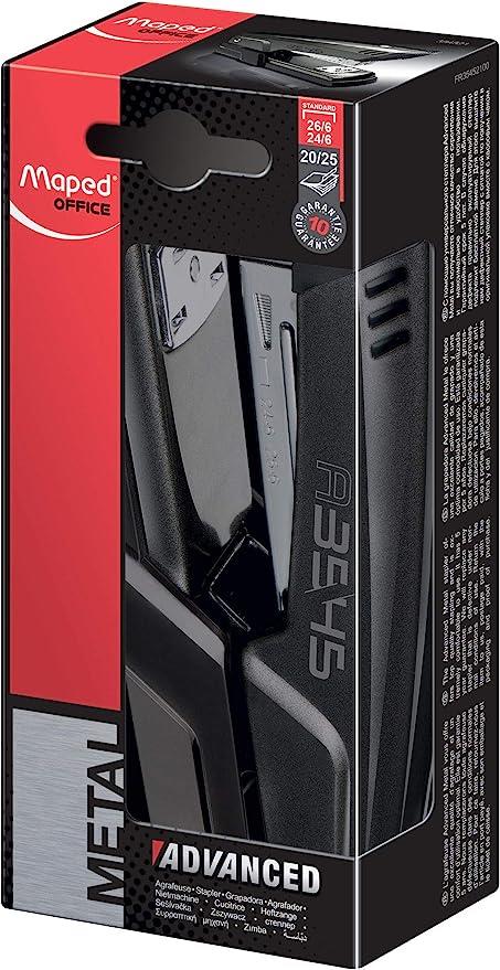 ADVANCED METAL HALF STRIP STAPLER GRAPHITE