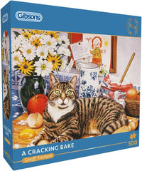 Gibsons A Cracking Bake 500 piece jigsaw puzzle Cat jigsaw