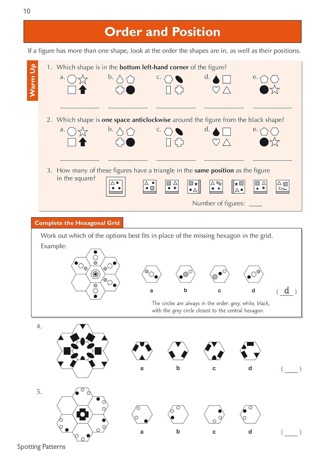 11+ CEM NON-VERBAL REASONING PRACTICE BOOK AND ASSESSMENT TESTS AGE 9-10