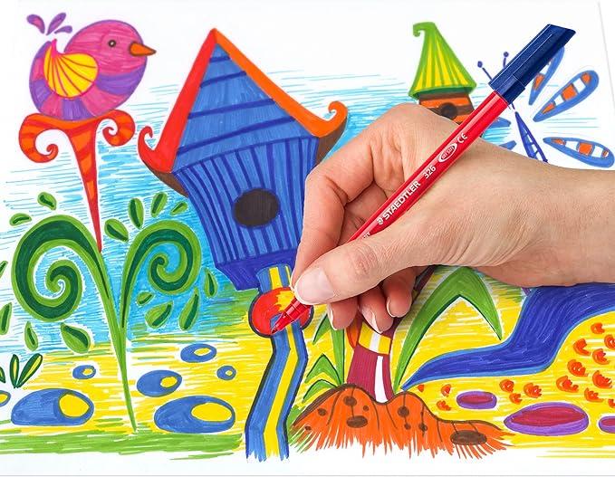 FIBRE-TIP PENS NORIS 20PACK WALLET