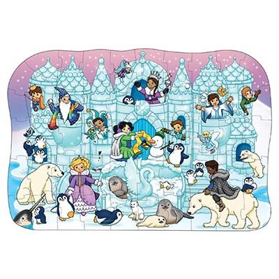 Orchard Toys Ice Palace Jigsaw Puzzle, 50-Piece Puzzle, Include Poster and Educational Learning, Perfect For Ages