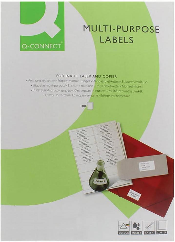 Q-CONNECT MULTIPURPOSE LABELS PK100