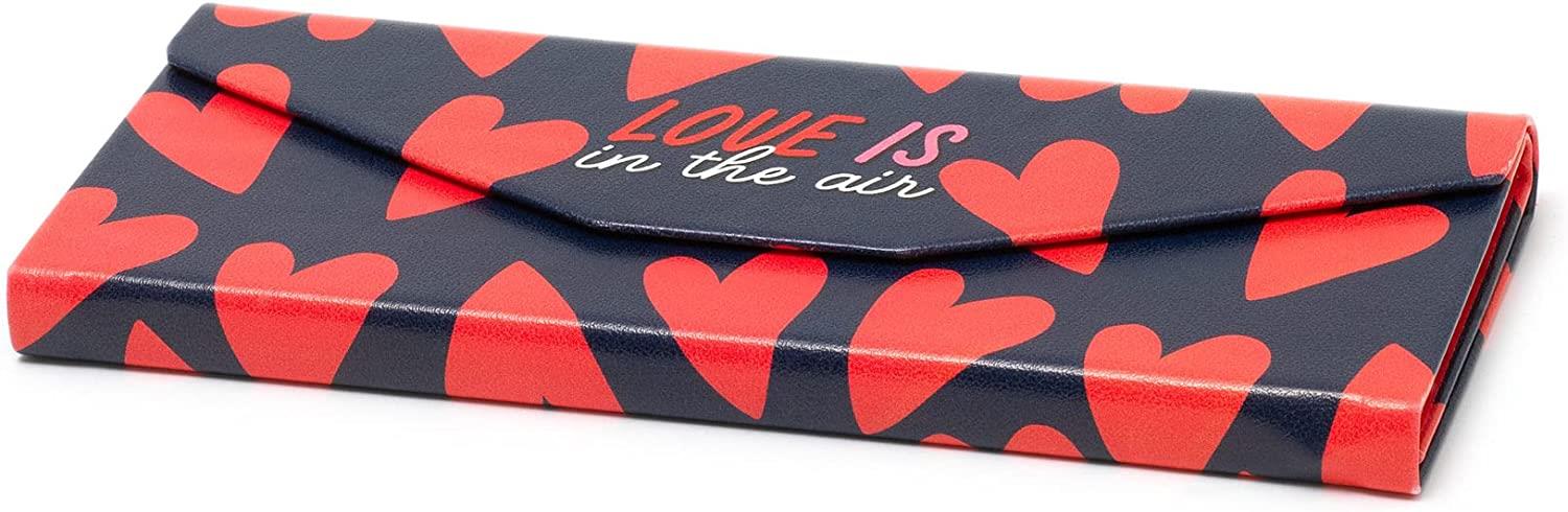 FOLDABLE GLASSES CASE - SEE YOU SOON - HEART