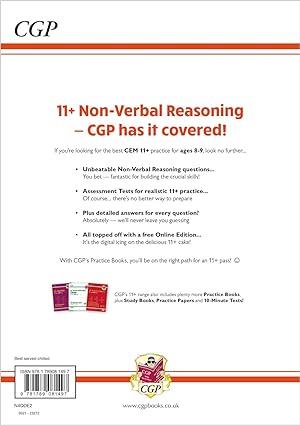 11+ CEM NON-VERBAL REASONING PRACTICE BOOK AND ASSESSMENT TESTS AGE 8-9